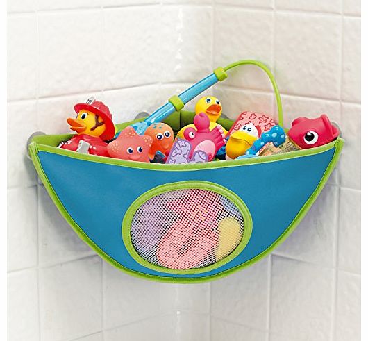 Munchkin Corner Baby Bath Toy Organiser - Blue