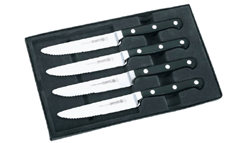 Mundial 5100 Series Red 5inch 4pc Steak Knife Set