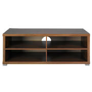 4 shelf Tv Unit, Walnut Effect