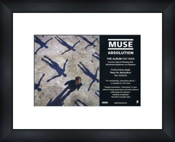 Absolution - Custom Framed Original Ad