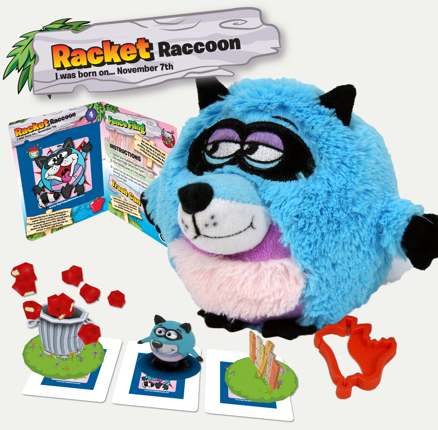 Mushabelly Racket Racoon