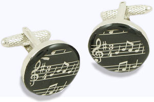 Music Notes Cufflinks