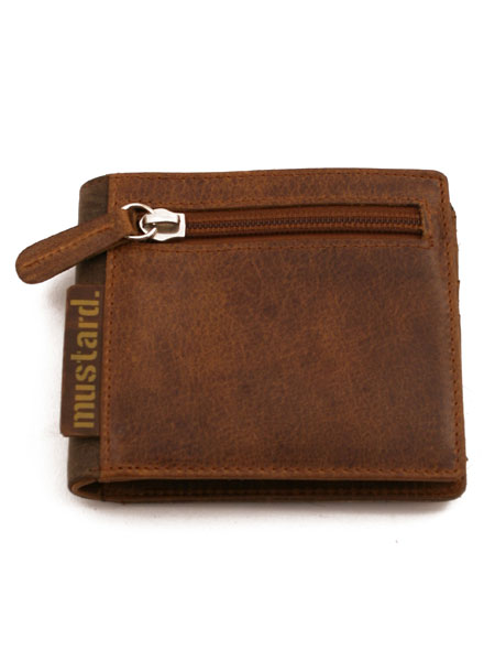 Mustard Brown Stranger Leather Wallet