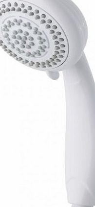 MX Synergy Multi Mode Rub Clean White Shower Handset