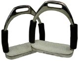 My Saddlery FLEXI STIRRUP IRONS WITH FREE TREADS 4 1/2