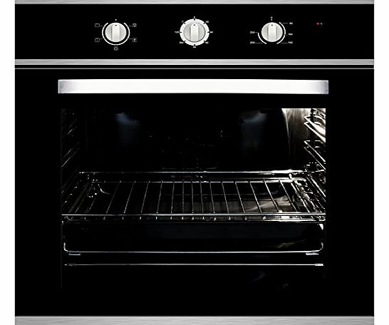 MyAppliances ART28705 60cm Built-in Deluxe Black Glass True Fan Single Oven