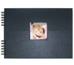 myPIX Album Zinia traditionnel, 60 pages 31x23cm, 180 photos, noir