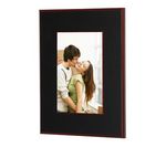 Luxury Photo on wood with black background/mahogany trim - 13x19cm (5x7.5)