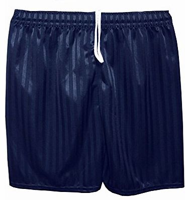 MYSHOESTORE BOYS GIRLS KIDS SCHOOL SHADOW STRIPE CHILDREN ADULT SPORTS GYM PE SHORTS (7-8 Years, Black)