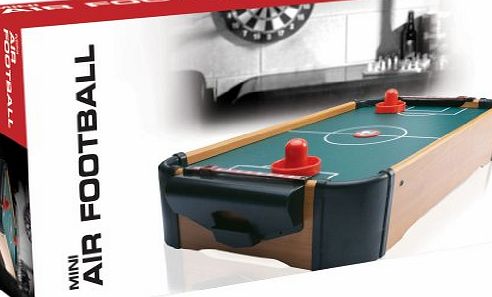 MINI TABLE AIR FOOTBALL COMPACT PORTABLE INCLUDES 2 PUCKS amp; 2 PADDLES