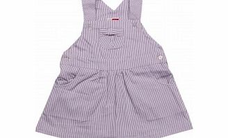 Name It Baby Girls Lilac Pinstripe Pinafore