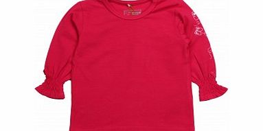 Name It Baby Girls Raspberry Long Sleeved Top