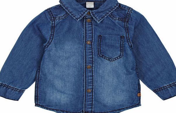 Name It Boys Name It Marc Mini Denim Long Sleeve Shirt