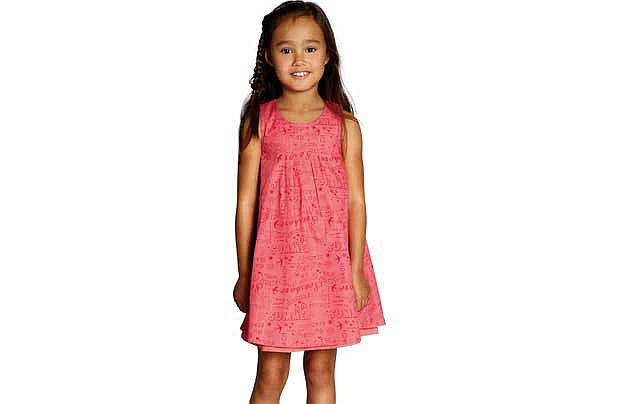 Girls Coral Dress - 10 Years