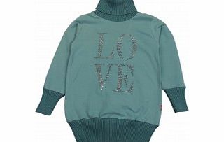 Name It Girls Lymia Teal Sweat Tunic L15/E18