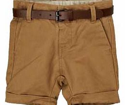 name it Mini Boys Grey Smart Stone Shorts - 3-4