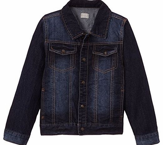  Boys Jacket - Blue - Bleu (Dark Blue Denim) - 10 Years