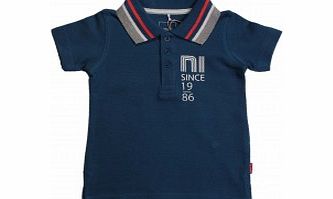 Name It Toddler Boys Navy Valle Pique Polo L12/C9