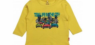 Name It Toddler Boys Neon Yellow Victor Print