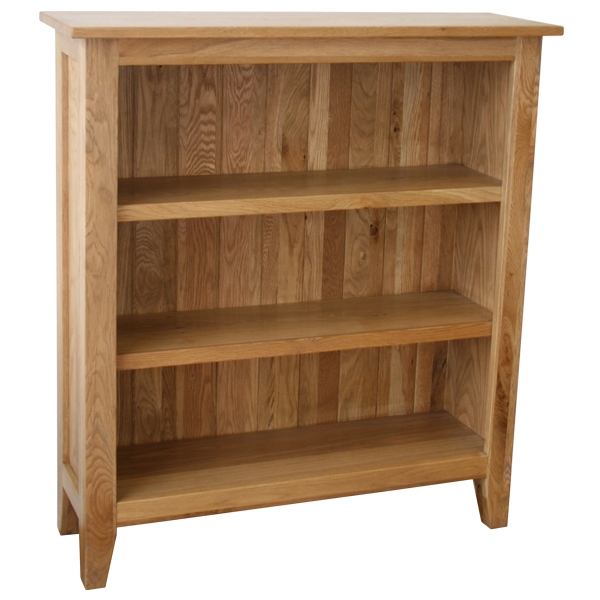 Solid Oak 3 Shelf Book Case