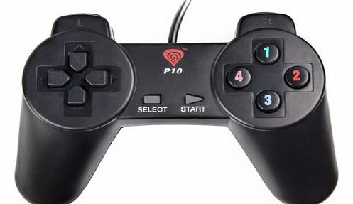 Natec Genesis P10 PC Gamepad (10 Buttons, USB 2.0)