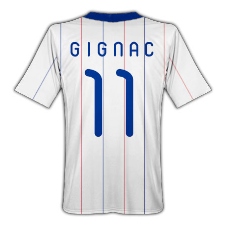 Adidas 2010-11 France World Cup Away (Gignac 11)