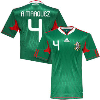 Adidas 2010-11 Mexico World Cup home (Marquez 4)