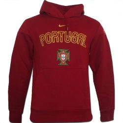 Nike 08-09 Portugal Federation Hoody (maroon)