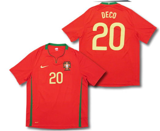 Nike 08-09 Portugal home (Deco 20)