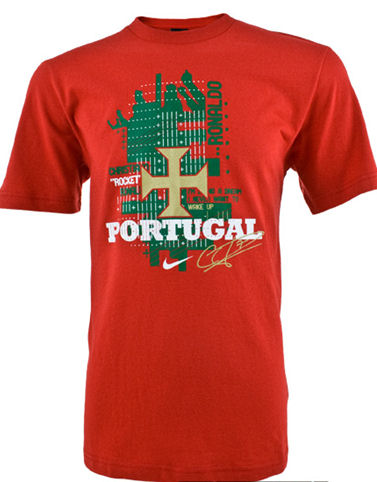 Nike 2010-11 Portugal Nike Ronaldo Hero Tee (Red)