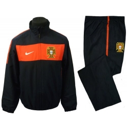 Nike 2010-11 Portugal Nike Woven Tracksuit (Black)