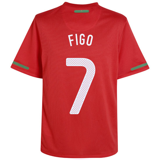 Nike 2010-11 Portugal World Cup Home (Figo 7)