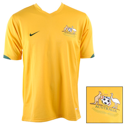 Nike Australia home (Kids) 06/07