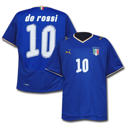 Puma 08-09 Italy home (De Rossi 10)