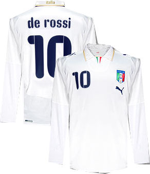 Puma 08-09 Italy L/S away (De Rossi 10)