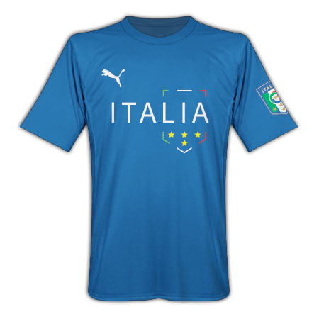 Puma 2010-11 Italy Badge Tee (Blue)