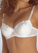 Naturana Pretty Embroidery padded underwired bra