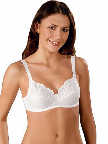 Womens Soft Cup Everyday Bra 86720, White, 44B