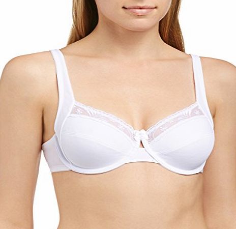 Naturana Womens Underwired Full Cup Everyday Bra 87509, White, 38B