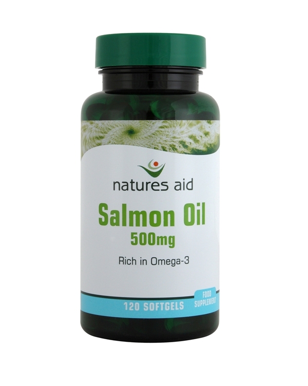 Salmon Oil 500mg 120 Capsules.