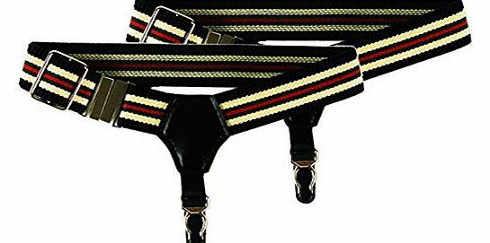  New Sexy Red Green Stripe Unisex Sock Garter Men Women Sock Suspender Accessories