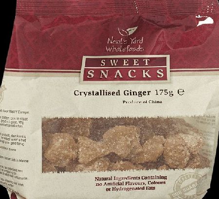 Neals Yard Wholefoods Crystallised Ginger - 175g