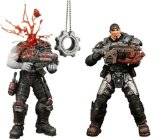 Gears of War Headshot Locust Drone and Marcus Fenix Action Figure Set