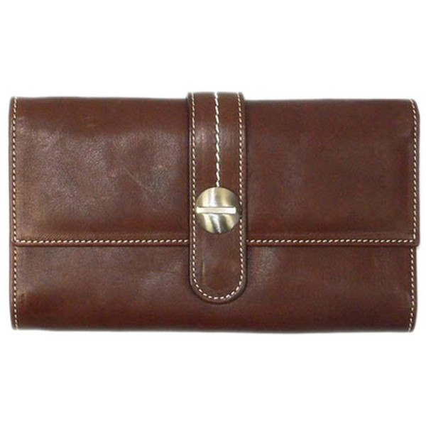 Large Drew Brown Wallet by