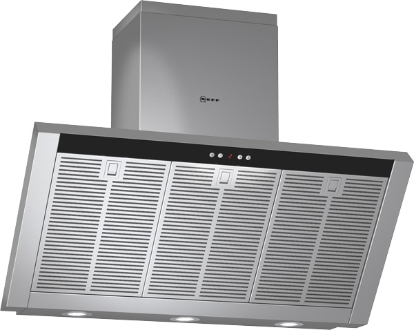 Neff D39M55N1GB 90cm Angled Chimney Hood in