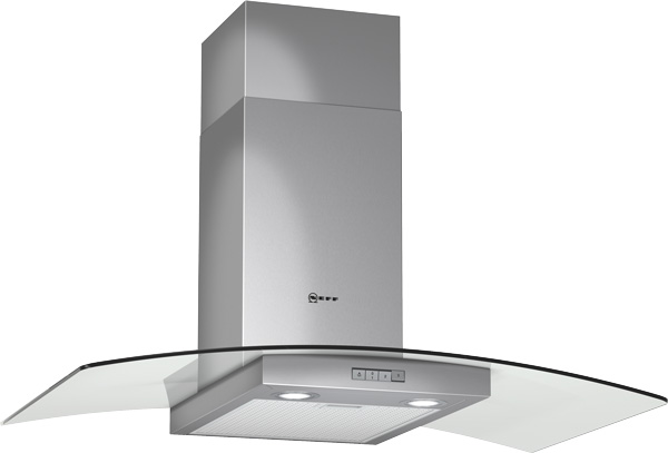 Neff D89G21N0GB 90cm Chimney Hood with Glass