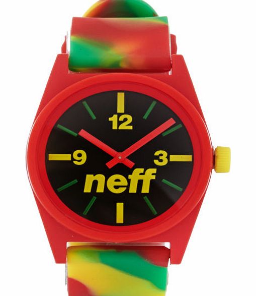 Neff Mens Neff Daily Wild Watch - Rasta Swirl