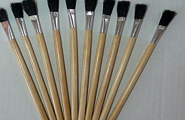 Neish Tools  FLUX OR GLUE BRUSH PLUS PVA OR PAINT - PACK OF 10