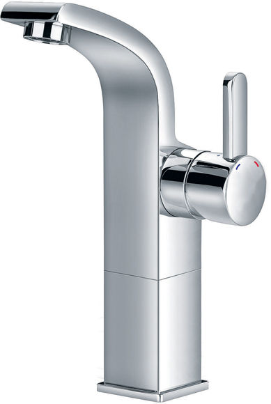 Side Lever Medium Basin Mixer with clicker