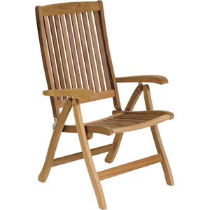 Oxford FSC Teak 4-Position High Back